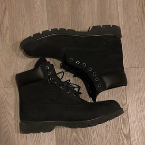 Timberland boots all black